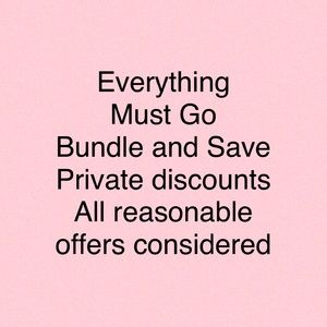 Closet clear out! Make a offer